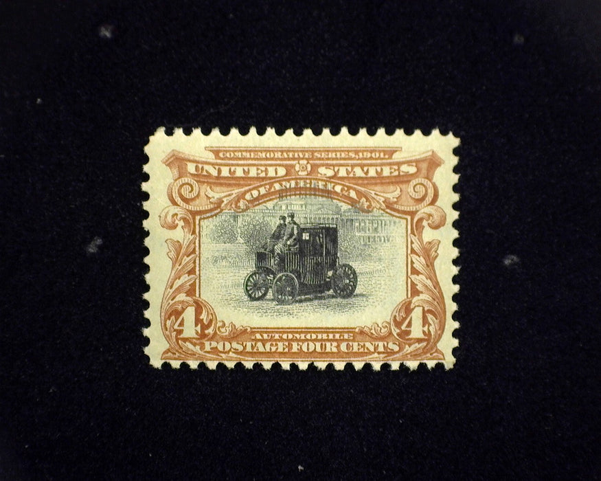#296 MLH 4 cent Pan American. F US Stamp