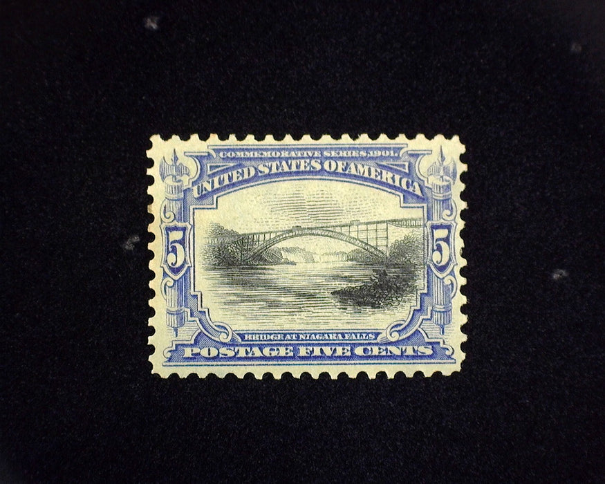 #297 MLH 5 cent Pan American. F/VF US Stamp