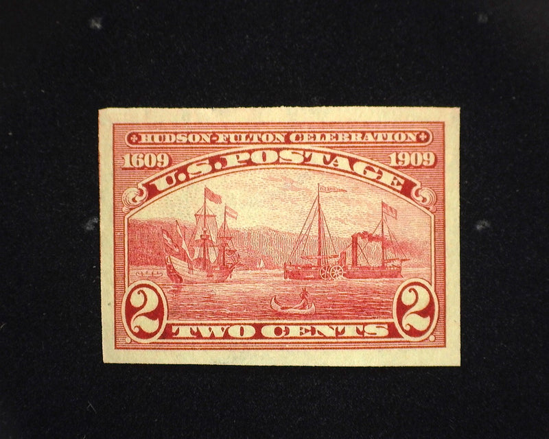 #373 2c Hudson Fulton Imperforate. Mint XF NH - US Stamp
