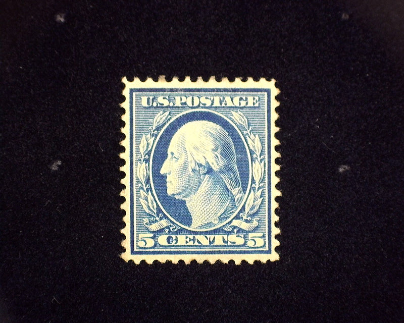 #378 5c Washington Mint Vf/Xf H - US Stamp