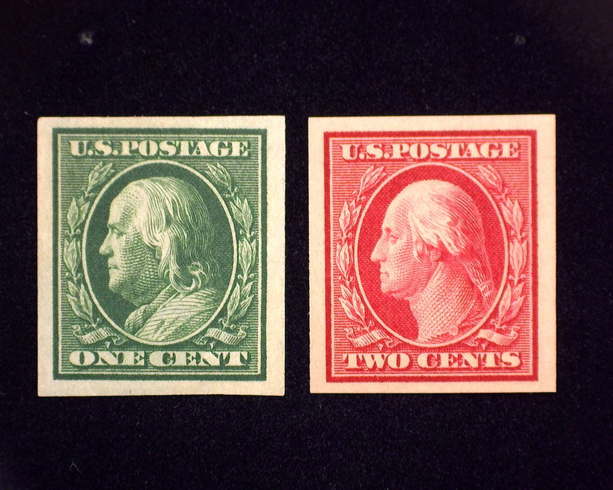 #383, 384 MLH 1910 issue 383, 384. XF US Stamp
