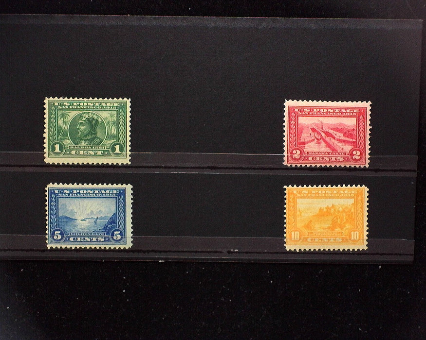#397-400 MNH 1913 Panama Pacific issue 397-400. F US Stamp