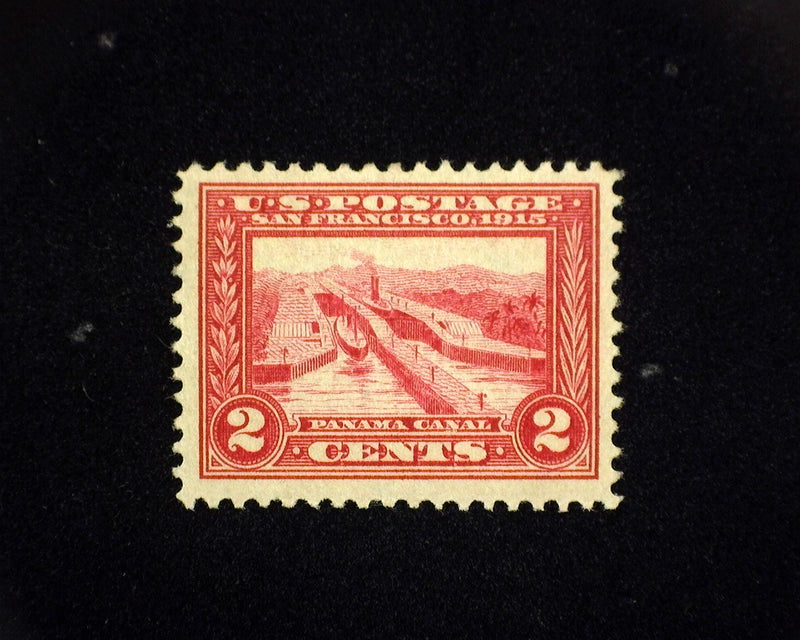 #398 MLH 2 cent Panama Pacific. Vf/Xf US Stamp