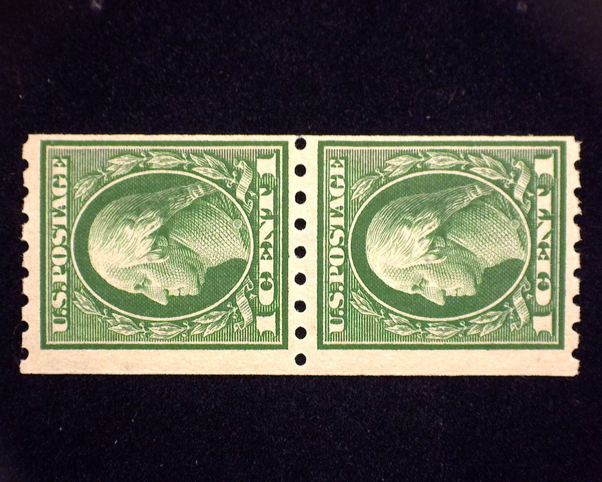 #410 MLH Fresh pair. F/VF US Stamp