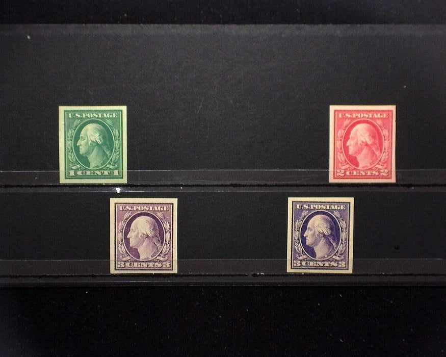 #481-484 MLH 1916 issue 481-484. XF US Stamp