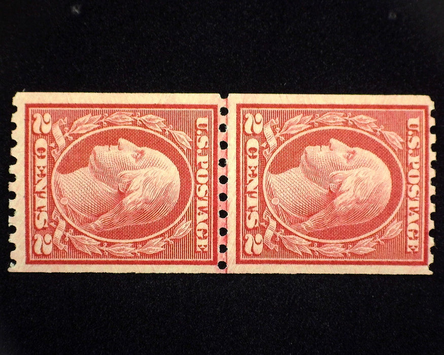 #488 MNH Fresh joint line pair. F/VF US Stamp