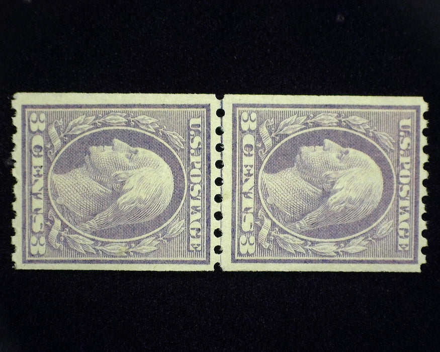#494 Fresh joint line pair. Mint Vf/Xf LH US Stamp