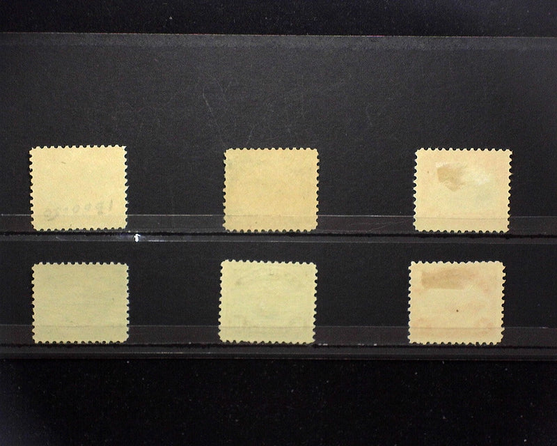 #C1 - 6 MH 1918 Air mail issue. Fresh set. F US Stamp