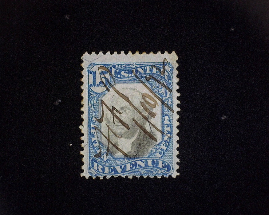 #R110 Used 15 cent Revenue. F US Stamp