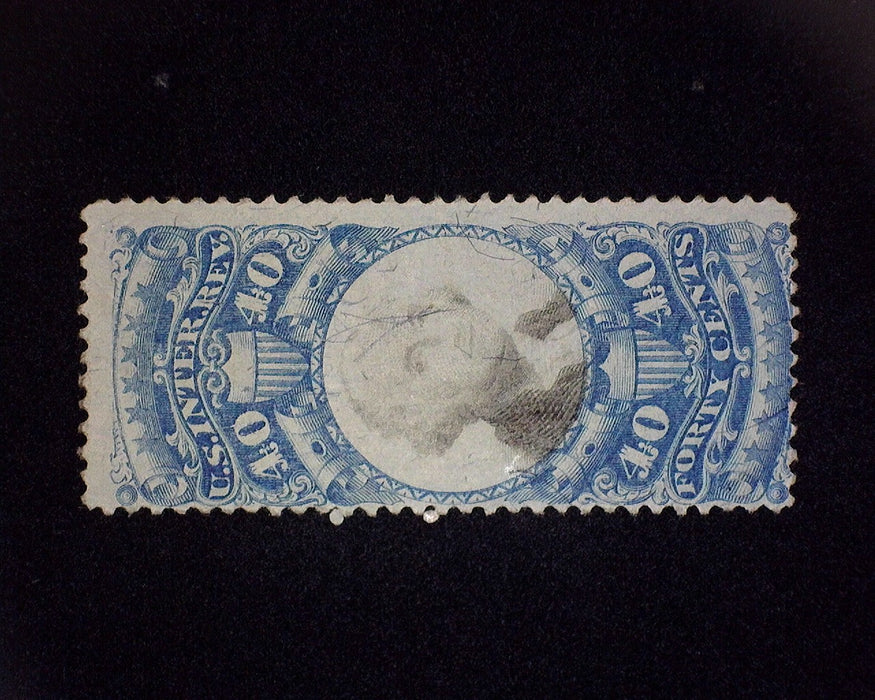 #R114 Used 40 cent Revenue. F US Stamp