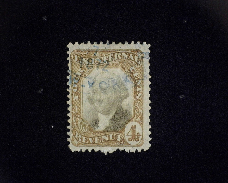 #R136 Used 4 cent Revenue. F/VF US Stamp