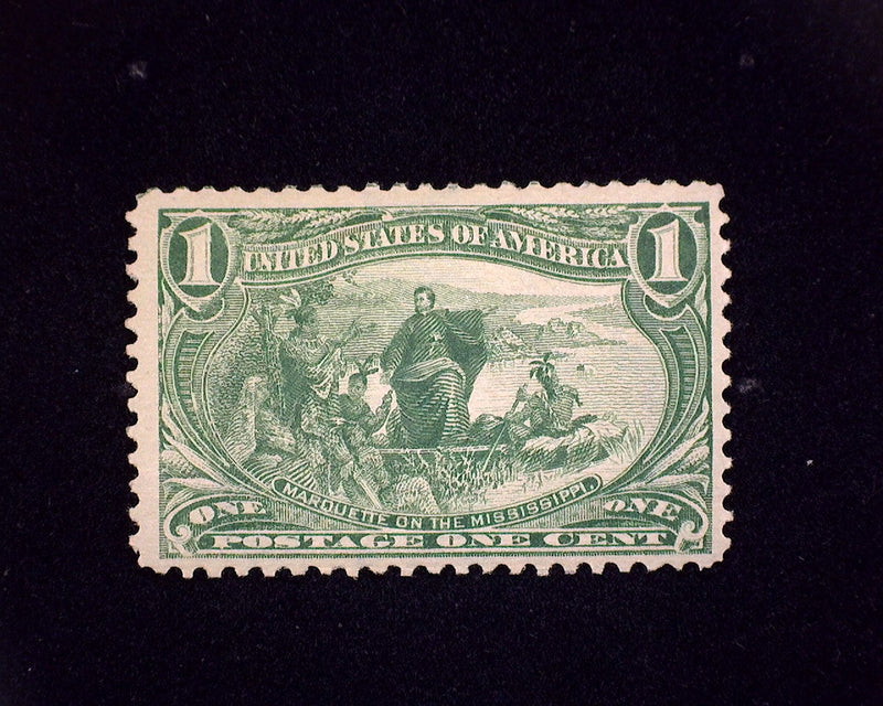 #285 1c Trans Mississippi Mint VF LH - US Stamp
