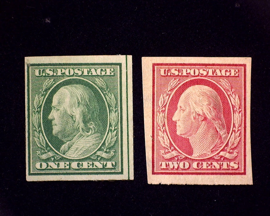 #343, 344 MNH 1908 issue. F/VF US Stamp