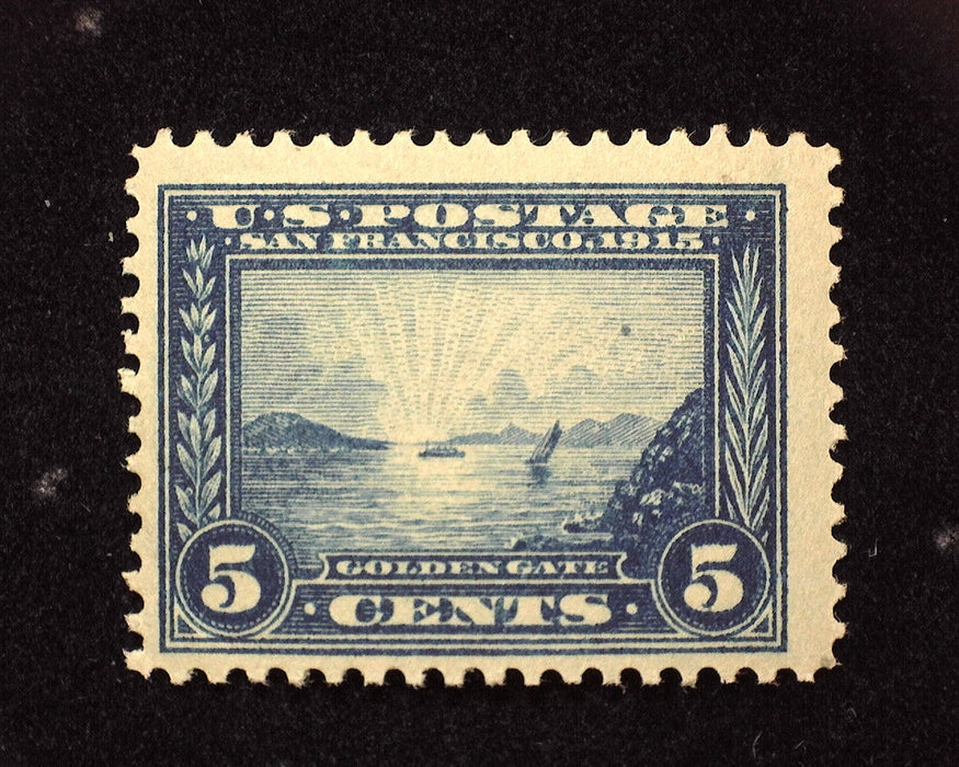 #399 5c Panama Pacific Rich color. Mint VF LH US Stamp