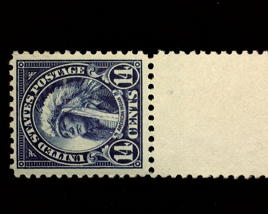 #565 Fresh margin stamp. Mint Vf/Xf NH US Stamp