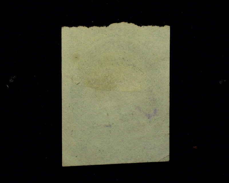 #7 1c Blue Three margins with faint Black Grid cancel. Faint tiny crease. F/VF Used - US Stamp