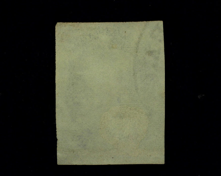 #7 Very nice appearing full 4 margin stamp with Face Free Black Town cancel. Filled thin. XF Used US Stamp