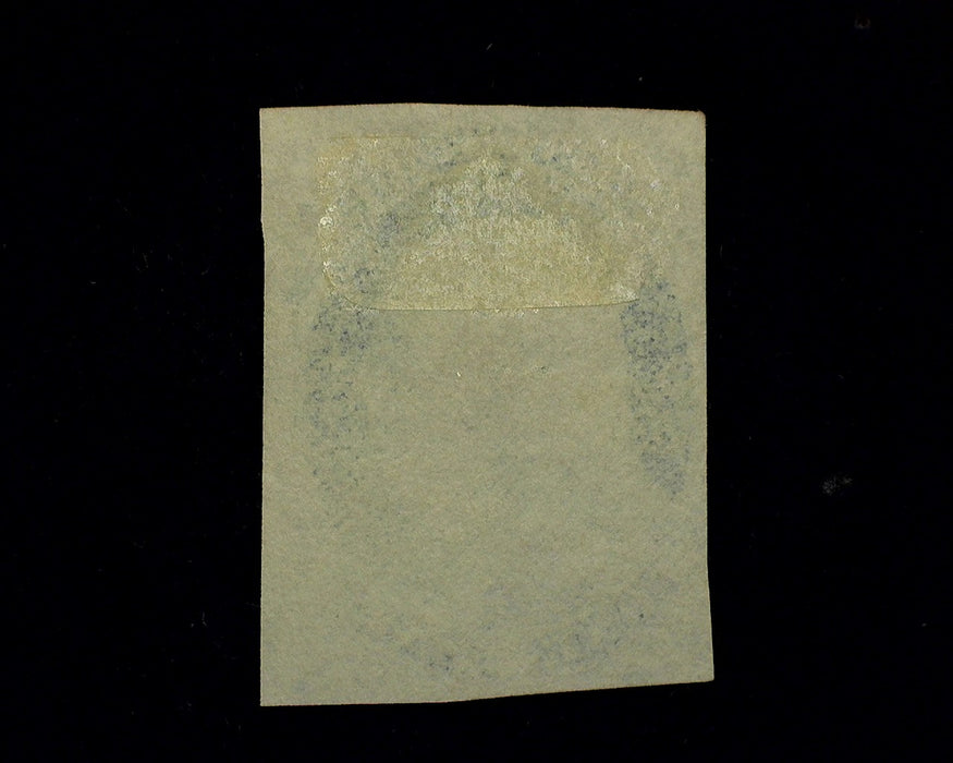 #9 Just 4 margin stamp with faint Black Town cancel. VF Used US Stamp