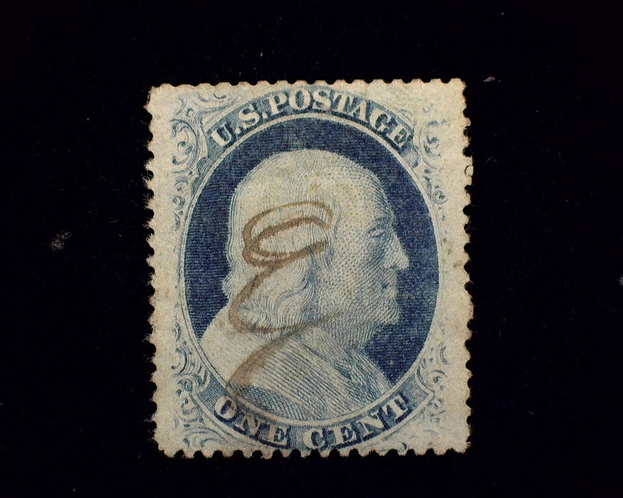 #24 Nice appearing filler. Vf/Xf Used US Stamp