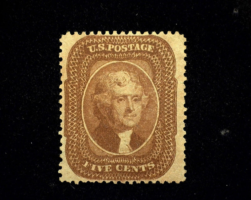 #30a Nice color. No gum. Mint Vf/Xf No gum - US Stamp