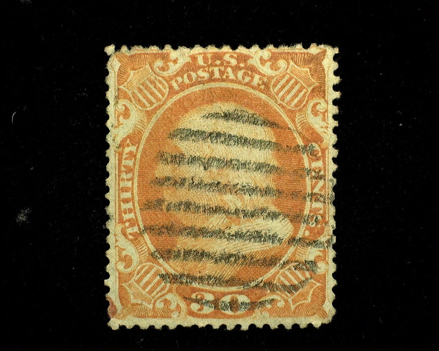 #38 Black Grid cancel. F/VF Used US Stamp