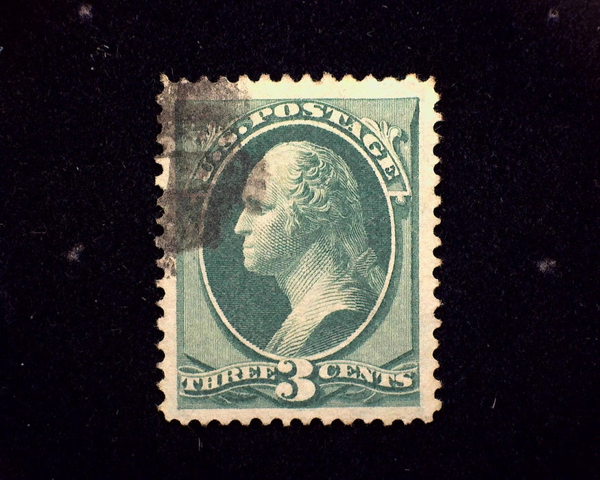 #158 Outstanding "Huge" margin stamp. Used XF/Sup US Stamp
