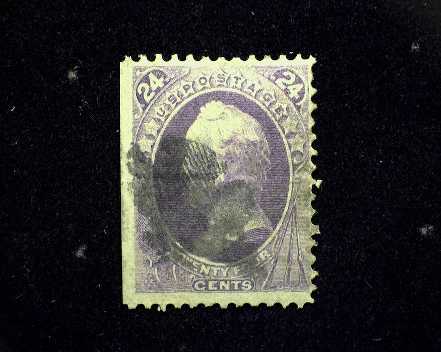 #162 Horizontal crease. Used AVG US Stamp