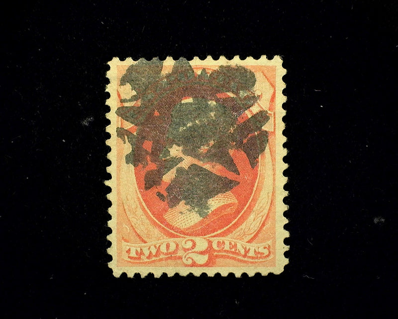 #183 Fancy cancel. Used XF US Stamp