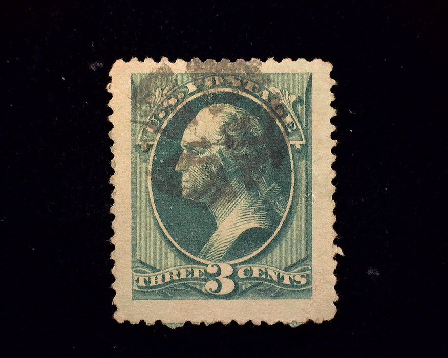 #184 Outstanding "Jumbo" margin stamp. Used XF US Stamp
