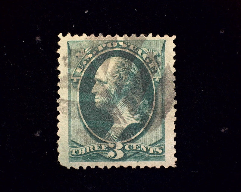 #184 Choice "Huge" margin stamp. XF Used - US Stamp