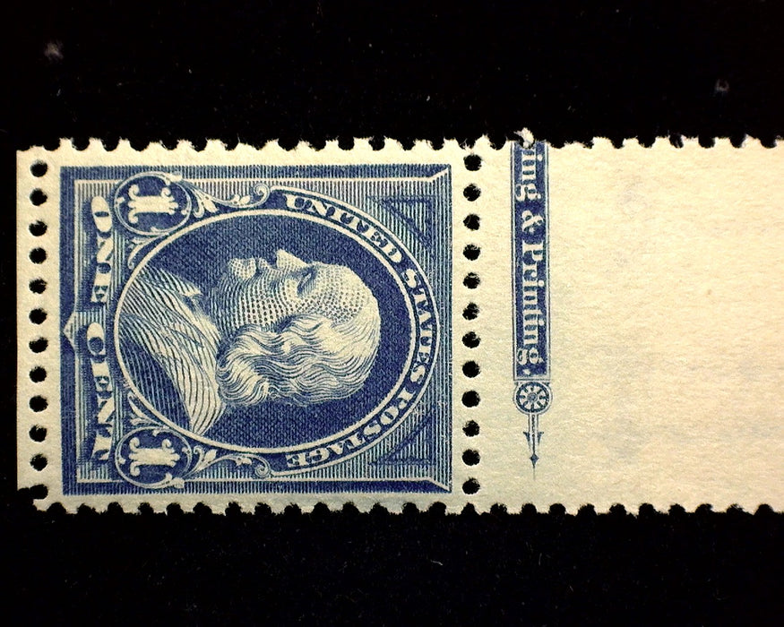 #264 Outstanding impt. margin stamp. Mint XF/Sup NH US Stamp