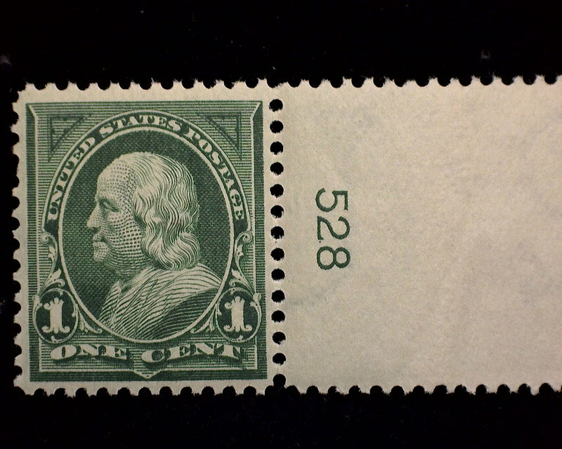 #279 Choice PL# single. Mint Vf/Xf NH - US Stamp