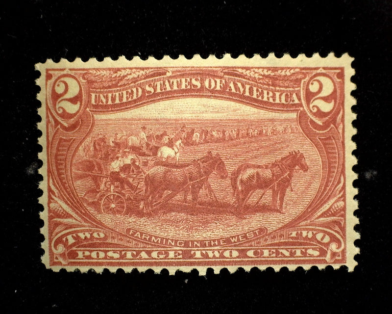 #286 2c Trans Mississippi Mint F NH - US Stamp