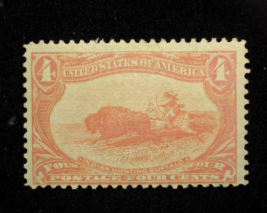#287 4 cent Trans Mississippi Mint F LH US Stamp