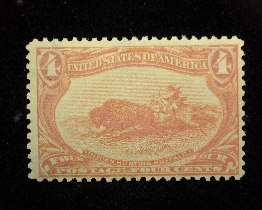 #287 4 cent Trans Mississippi Mint F NH US Stamp