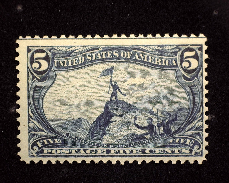 #288 5 cent Trans Mississippi Mint F LH US Stamp