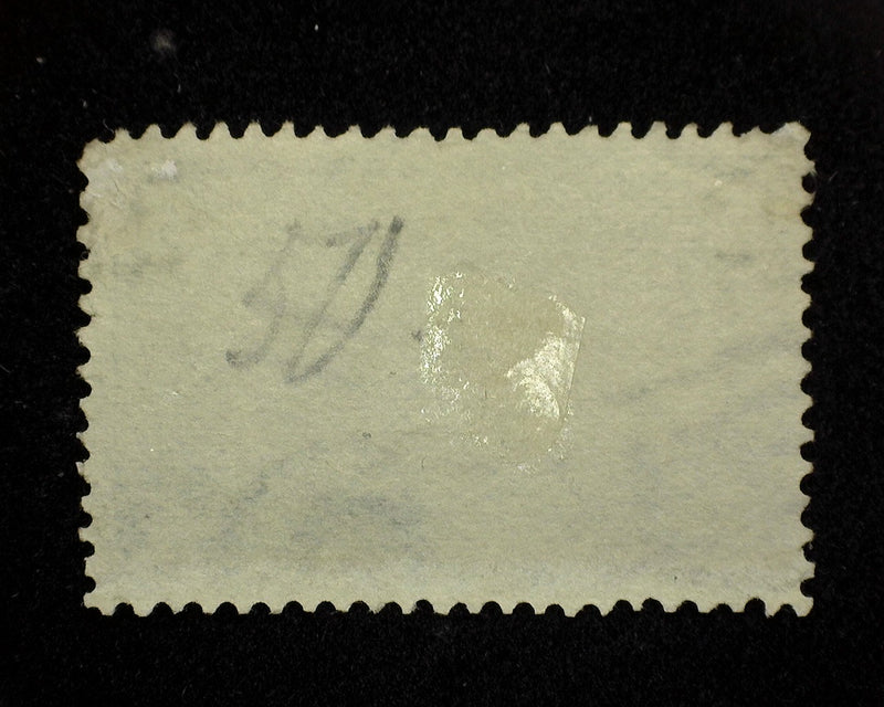 #288 5c Trans Mississippi Nice large margin used stamp with faint cancel Vf/Xf Used - US Stamp