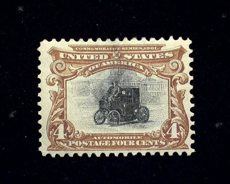 #296 4c Pan American Thin. Mint F/VF H - US Stamp
