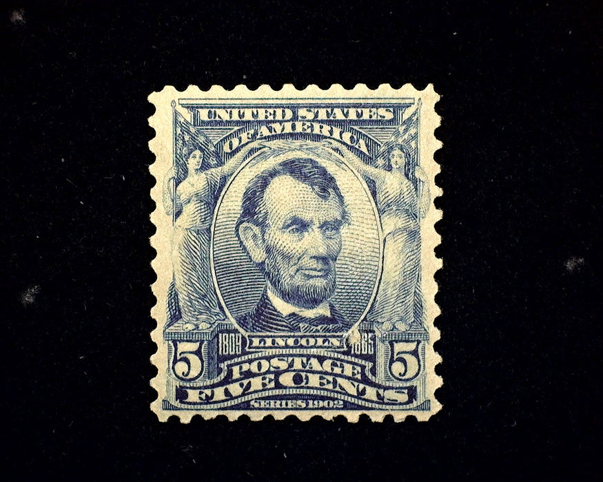 #304 Reperf at top. Mint F/VF NH US Stamp