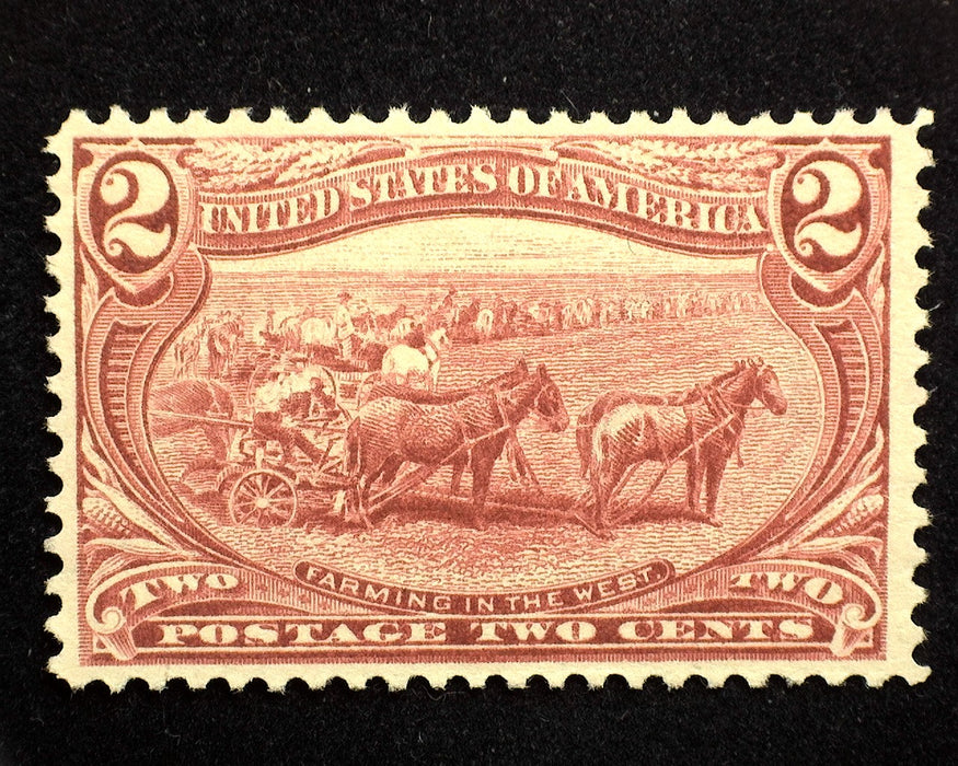 #286 No gum. Vf/Xf Mint US Stamp