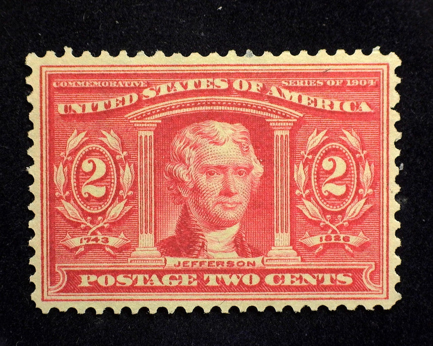#324 2 cent Louisiana Purchase No gum. Mint Vf/Xf US Stamp