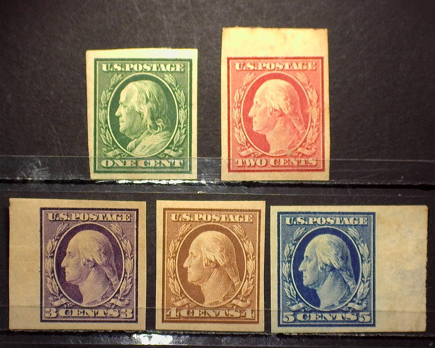 #343-347 VF LH Mint US Stamp