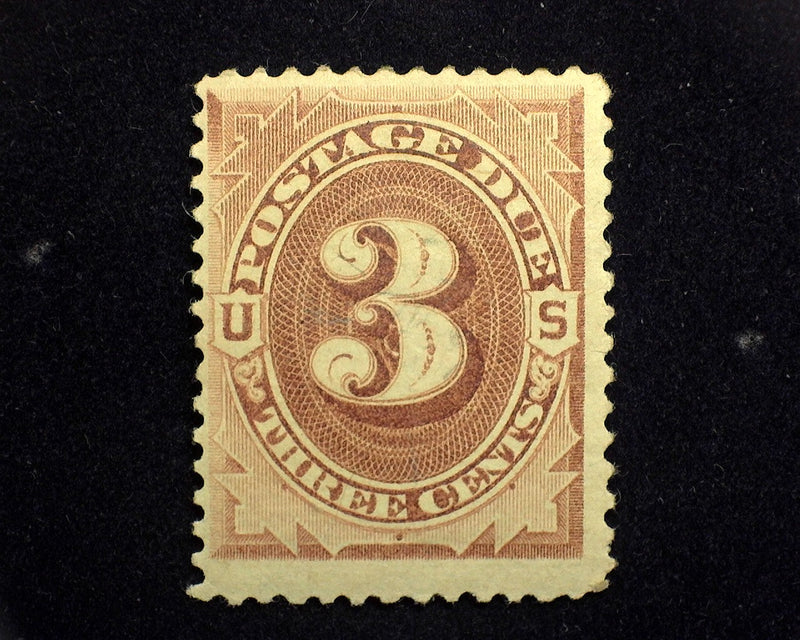 #J3 3c Postage Due. F LH Mint - US Stamp