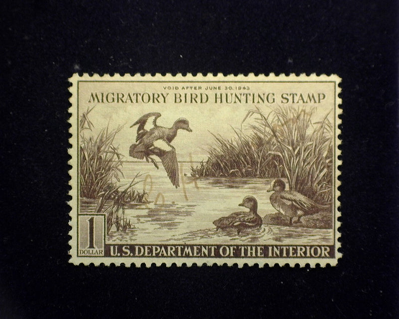 #RW9 $1.00 Hunting Permit Mint F No gum - US Stamp