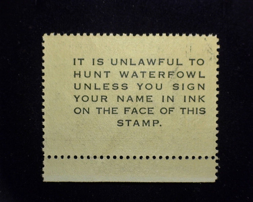 #RW14 1 dollar Hunting Permit Fresh Pl# single XF NH Mint US Stamp