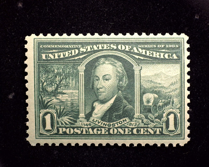 #323 1 cent Louisiana Purchase VF NH Mint US Stamp