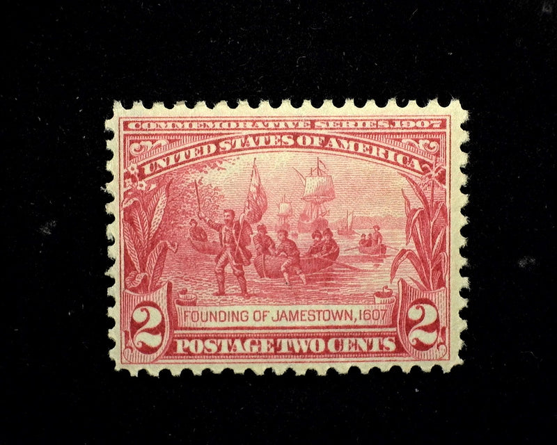 #329 2c Jamestown Mint VF NH - US Stamp