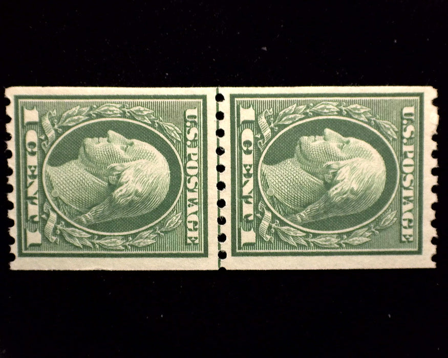 #441 VF NH Mint Fresh joint line pair US Stamp