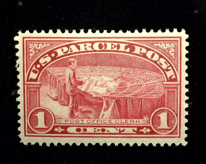 #Q1 1 cent Parcel Post Vf/Xf LH Mint US Stamp