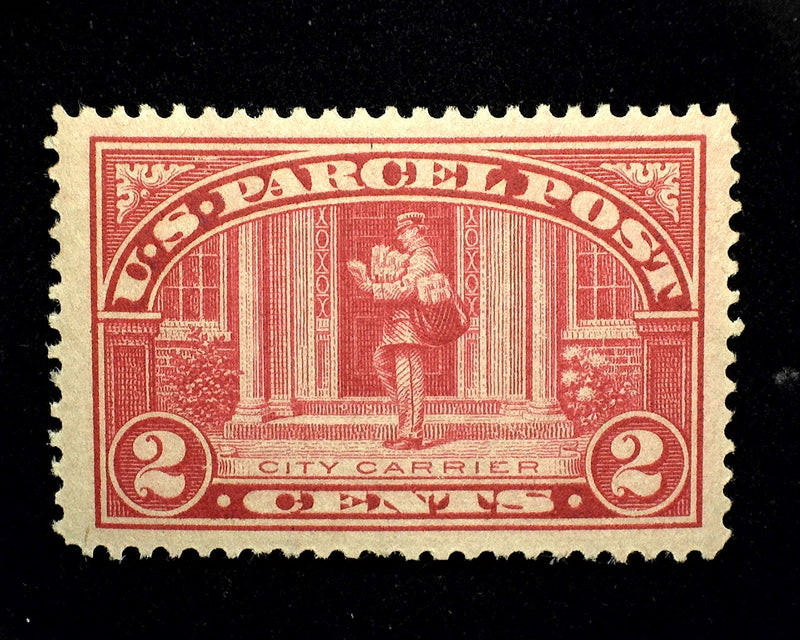 #Q2 2c Parcel Post XF LH Mint Choice large margin stamp - US Stamp